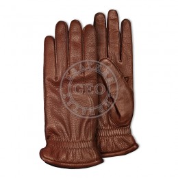Men Fashion 2017 Season Sheep Leather Dressing Gloves